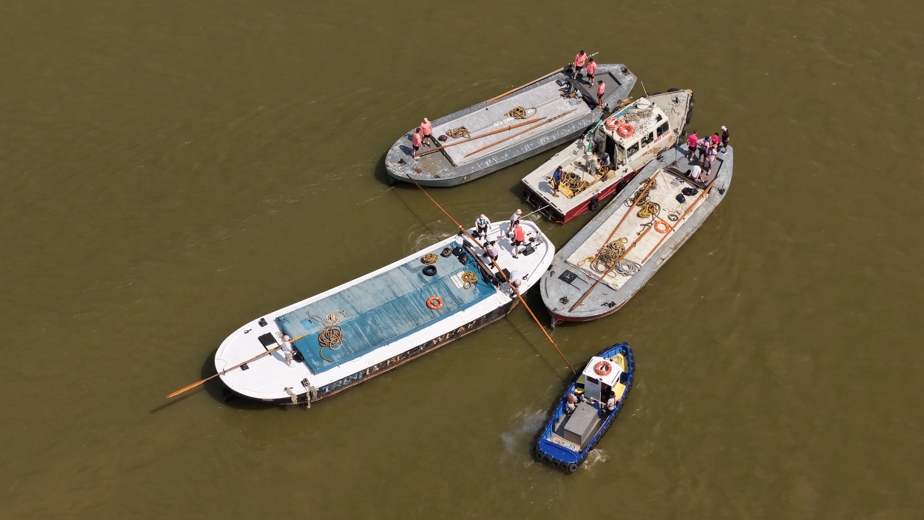 Thames Barge Driving Race